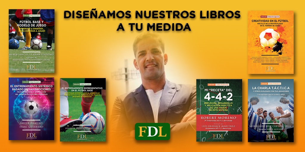 ¿Te gusta el fútbol? ¿Eres un profesional del deporte? ¿Entrenas a un equipo infantil? ¿Prefieres la creatividad al orden táctico?
En nuestros libros lo vas a encontrar todo.
¡Busca el que prefieras en nuestra web!
futboldelibro.com
<a href="/robertmoreno/">Robert Moreno</a>
#EditorialDeFutbol