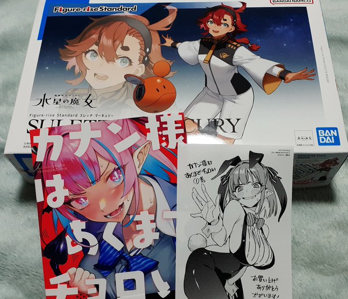 飯食い終わった( '3`)==3ゲフー
ようやく水星たぬきちゃんとご対面だ
あと本屋で買った最近気になってたやつ 