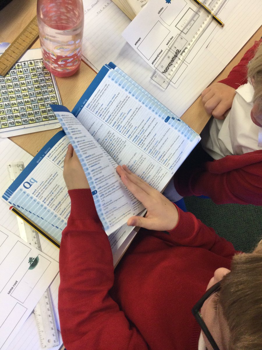 MD_Class3's tweet photo. Children used dictionaries to find the word ‘quail’ in our guided reading lesson. They also thought of some synonyms and antonyms for this word 👍🏻 
@MD_Class3 @MillDamSchool #MDreading https://t.co/O5zYr9IQdw