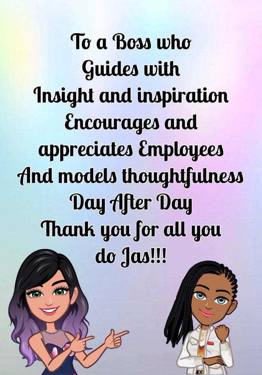 Happy national boss day!!! Shout out and big thank you to my amazing boss <a href="/CoachJasPrice/">Coach Jas™️</a>!!! <a href="/TDE_Culture/">Total Domination Everyday</a> #LifeAtATT #Cando #WinAs1Fam