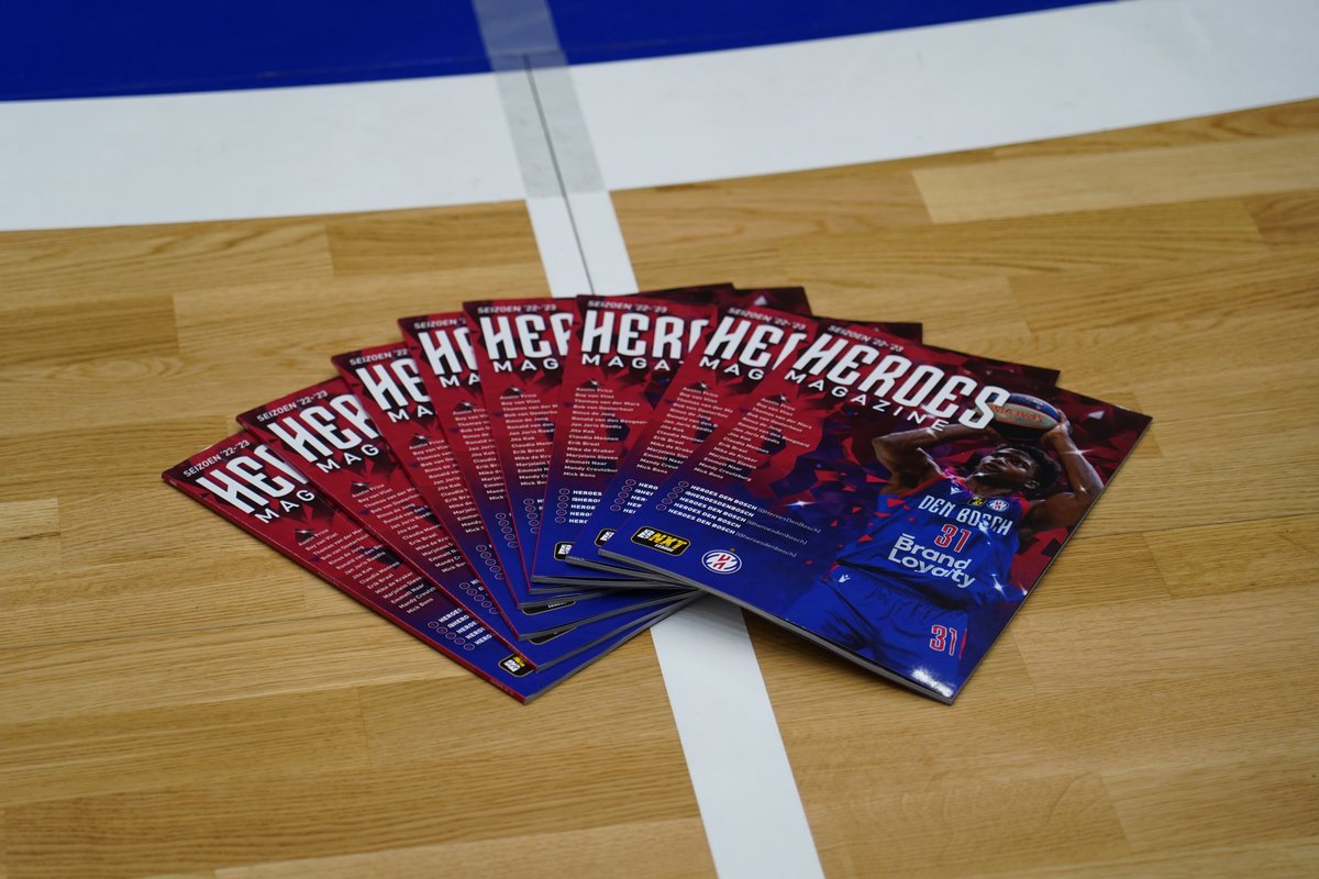 📚🏀 | 𝐇𝐞𝐫𝐨𝐞𝐬 𝐌𝐚𝐠𝐚𝐳𝐢𝐧𝐞 '𝟐𝟐-'𝟐𝟑!

⛹️‍♂️ Scoor een prachtig exemplaar bij een van onze wedstrijden ..
.. of blader het magazine digitaal alvast een keertje door → heroes.edities.nl/oktober2022 📲