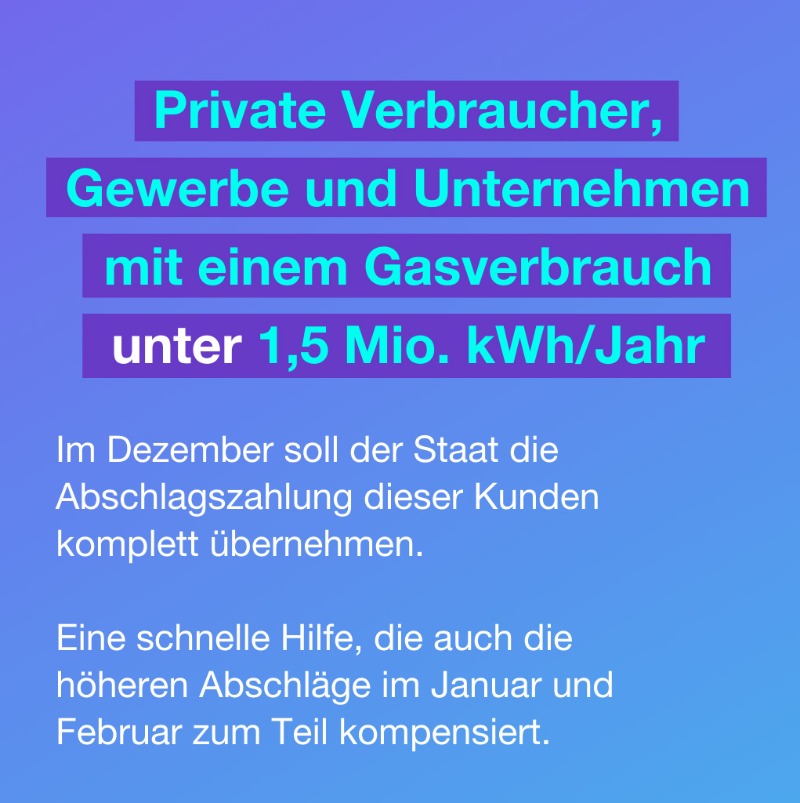 Der_BDI's tweet photo. Der Zwischenbericht der #Gaskommission steht. Was steckt drin für Verbraucher und Unternehmen 💡? Die wichtigsten Fakten zu den Entlastungsvorschlägen 👇 #Gaspreisbremse