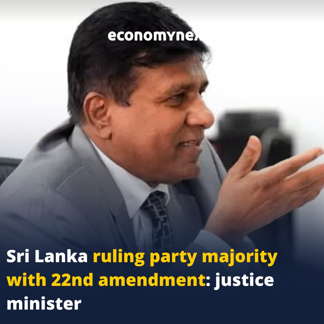 economynext's tweet photo. “Most of its members want to bring this 22nd amendment, but there is a group – I don’t know the exact number – who are highly concerned about the dual citizenship [clause],” @wijerajapakshe said.

#SriLanka #SLnews #22amendment 

https://t.co/770oqzWWEK https://t.co/KgGlqEus3R