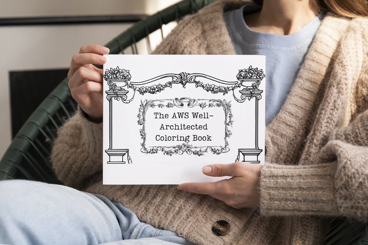 jenlooper's tweet photo. It's time! 
Please enjoy the AWS Well-Architected coloring book. Download for free:  https://t.co/rIoOxKSmUJ https://t.co/Pe5OSdhEcM
