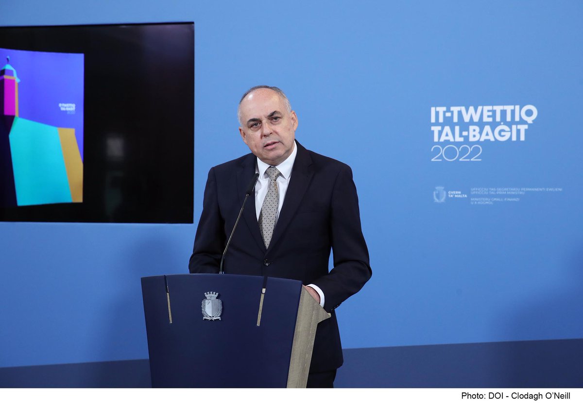 PublicServiceMT's tweet image. &quot;77% of the Budget measures were implemented in 2022, with the implementation rate being among the highest in recent years despite major challenges&quot; – the Head of the Public Service, Tony Sultana.

#publicservice #Budget2022 #budgetimplementation