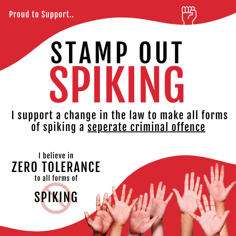 Function28's tweet photo. Function28 support @StampOutSpiking petition to make spiking a separate criminal offence. Please like &amp; share this post if you believe in zero tolerance to all forms of spiking. https://t.co/EckmPnk4gc

#suellabraverman #stampoutspiking #DSA #spiking https://t.co/mzvvkEGFwM