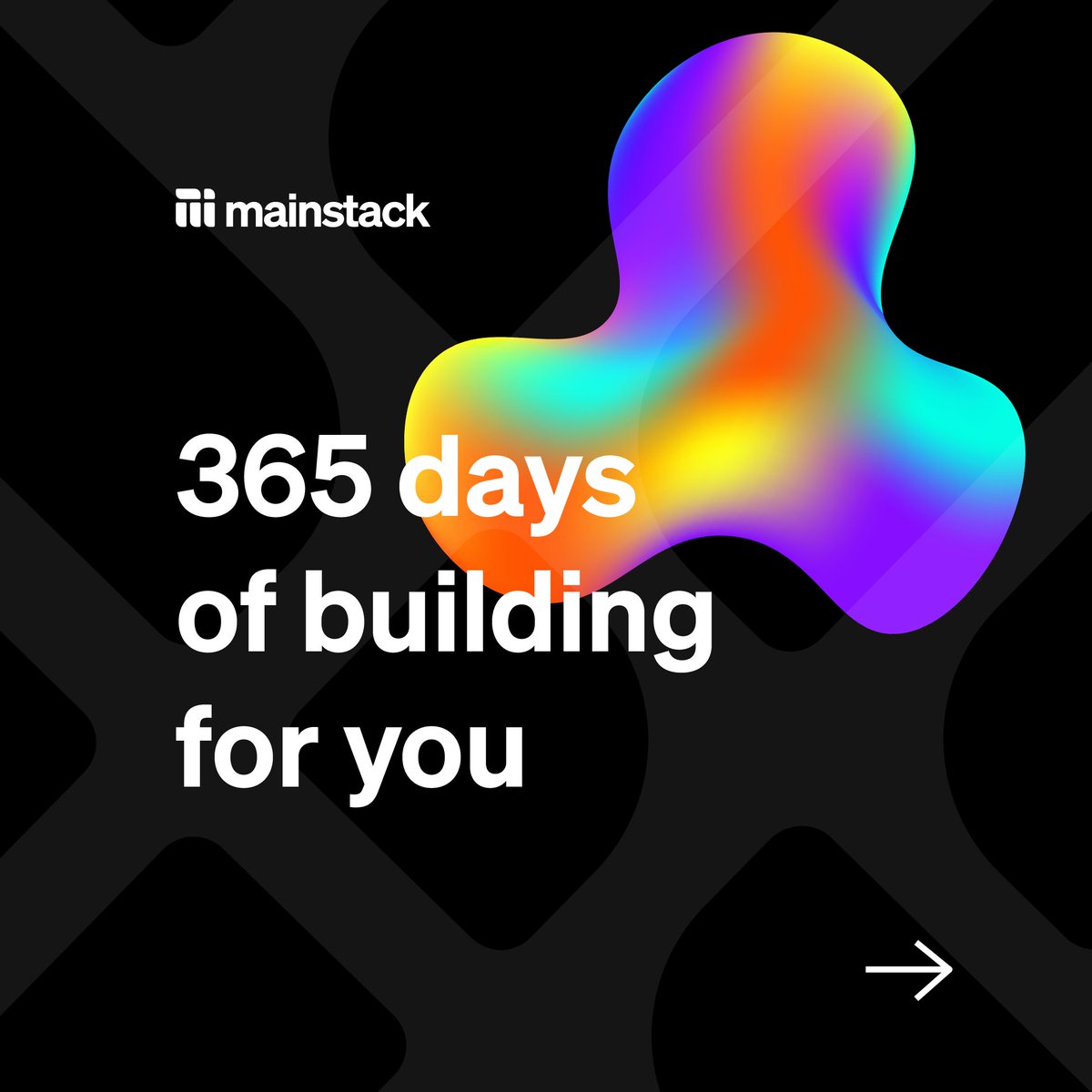 themainstack's tweet photo. Mainstack is 1🎉.
Mainstars, y'all rock! 
We wouldn't have made it this far without you.

#Mainstackis1 #Showoffyourbadass #Mainstar https://t.co/rtFjhSrYtm