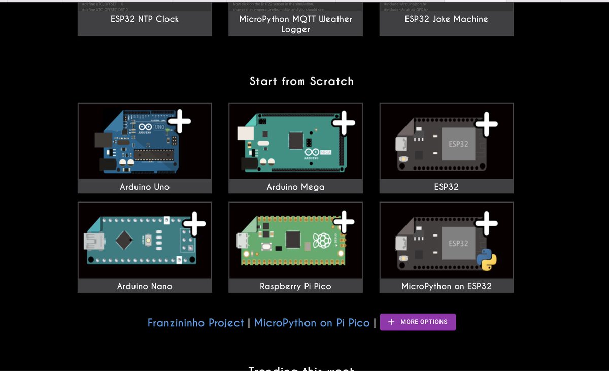 machitukuri's tweet image. ブラウザでESP32やArduinoをシミュレートできる「Wokwi」を使ってみた。基本的な電子部品やライブラリは揃っているので簡単な回路ならこれだけで動作確認ができそう。 #wokwi #ESP32 #Arduino