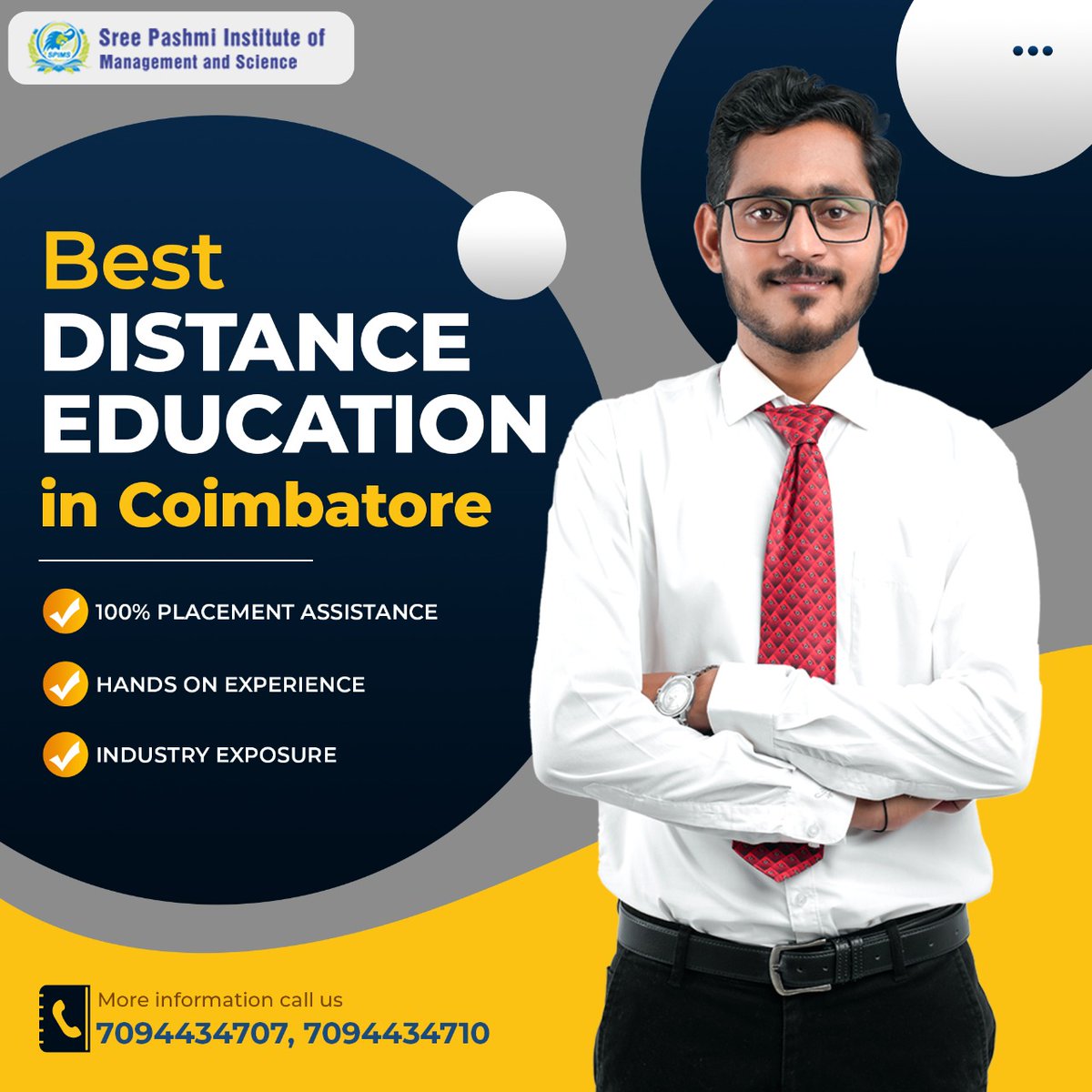 sree_pashmi's tweet photo. Best Distance Education in Coimbatore
100% Placement,Earn While Learning, Degree

For further details visit: https://t.co/FkZOhVhOLB
#education #onlinelearning #distancelearning #distanceeducation #distanceteaching #elearning #elearningcourses #onlineeducation #onlinecourses https://t.co/HnVNJJrsge