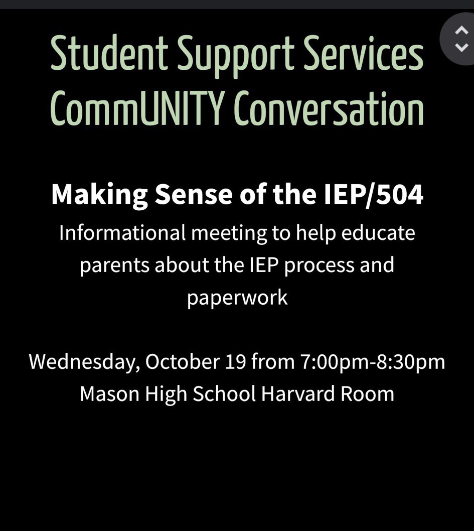 This Wednesday!   Hope to see you there !  <a href="/MasonSchools/">Mason City Schools</a> <a href="/jodylbergman/">JodyLBergman</a> <a href="/bobby__dodd/">Bobby Dodd</a> <a href="/JayReutter/">JayReutter</a> <a href="/principalmesser/">Eric Messer</a> <a href="/javaris_powell/">Javaris Powell</a> <a href="/MrsBly_MECC/">Melissa Bly</a>