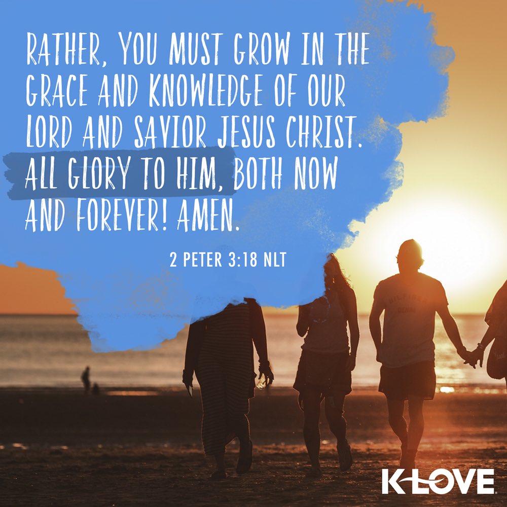 #WOD~2 Peter 3:18 We’ll fill our lives with what we cultivate the most. Plant grace by the acre. @bobgoff #LiveInGraceWalkInLove God gives us grace so we can discover the power and freedom found in giving it to others. #Life101_2022 ⏳ #ANewThing @KLOVERadio