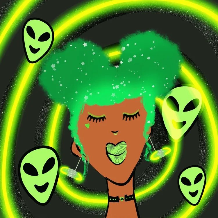 _J_Woo_'s tweet photo. @afrochicksnft @SportHeadOT Thanks @afrochicksnft you know I’m a proud owner off this in my collection - love it! https://t.co/pWhccdvcA0