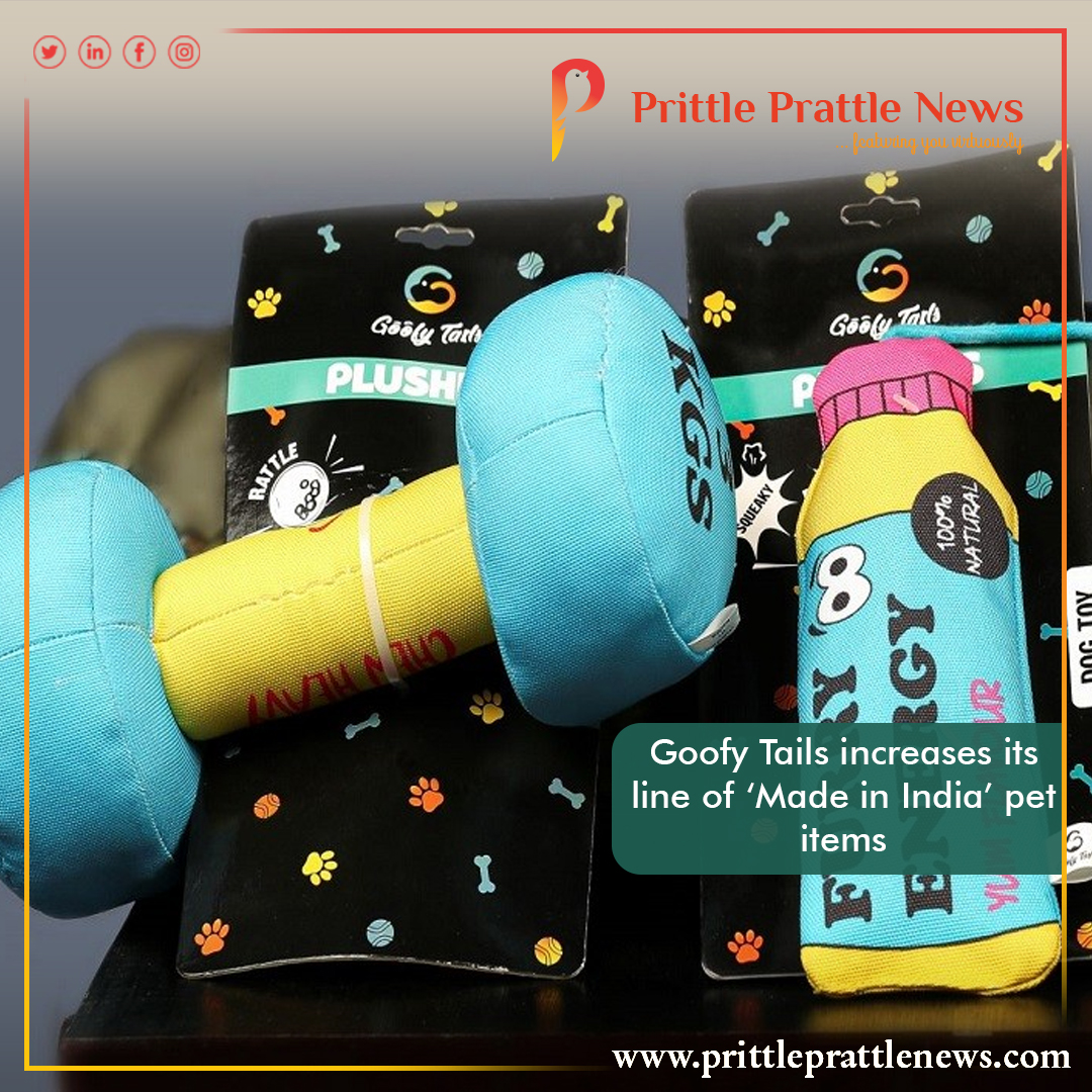 prittle_prattle's tweet photo. Goofy Tails increases its line of ‘Made in India’ pet items.
#madeinindia #goofytails #pet #petlovers #petcare #petproduct #special #nutritionist #nutrition
@goofytails

https://t.co/DG0IB5kTlY https://t.co/F13xGHkFLX