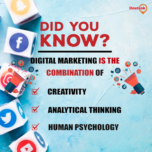 Oneisokindia's tweet photo. Did you Know?
Amazing facts on Digital Marketing
#Oneisok #amazingfacts #GoDigital #digitalmarketing https://t.co/UIHmLc84OB