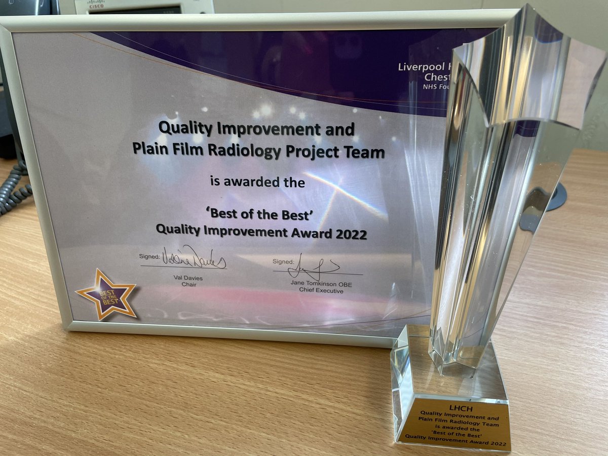 Lorrain04332208's tweet photo. Presented with the Best of the Best Improvement award today. Thank you so much to everyone who had a part in this 😊 @ImprovementLhch @LHCHFT @SimonRDodds #HCSE #QI https://t.co/fyftXExEfy