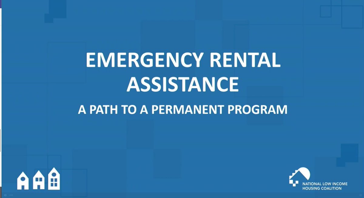 If you have not already registered, head to the virtual link to join our Emergency Rental Assistance: A Path to a Permanent Program convening. bit.ly/3CkK2Zy