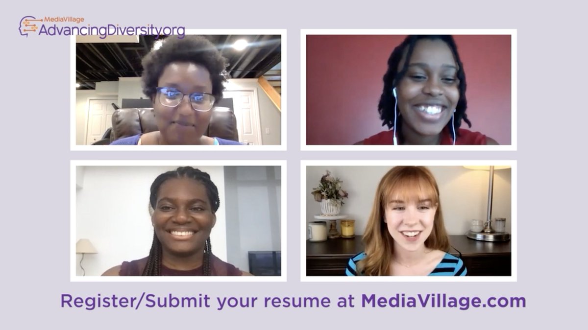 MediaVillageOrg's tweet photo. #AskGenZ host @KellyKozakevich speaks with MediaVillage's IRTS fellows Jada Atwood, Sierra Addams and Jaliah Robinson about their experiences with the company over the summer of 2022. #AdvancingDiversityWeek2022 
Watch Live or On Demand: https://t.co/YJIPjktmiF https://t.co/NBQn4ERJ0a