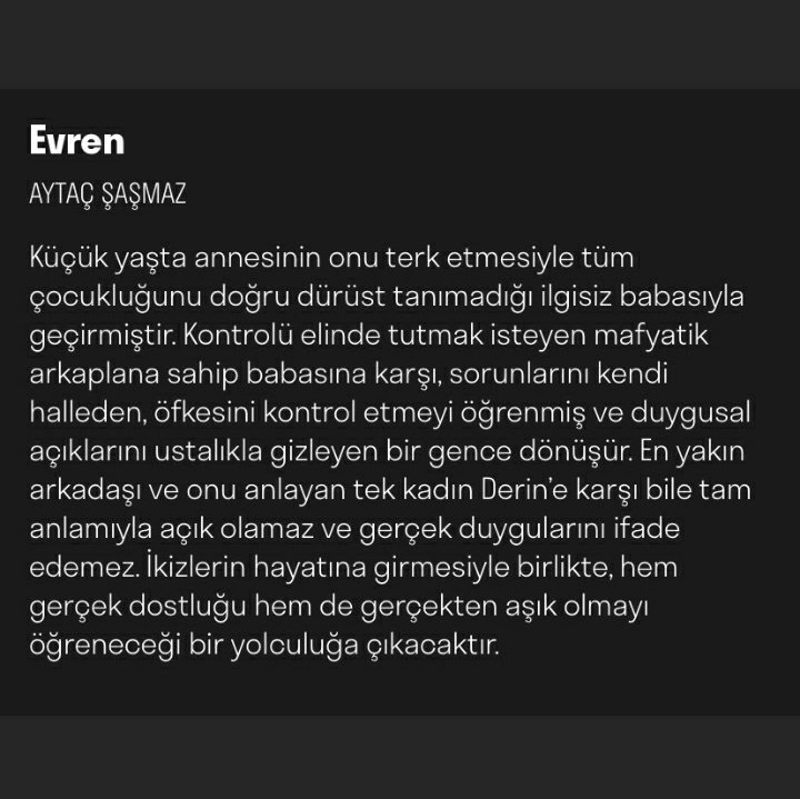 Anithee3's tweet photo. Gamsiz gibi gorunmeye calisan erkek ile surekli sorumluluk alan kiz mi fav shipim, bide ikimizin de baba yarasi var gibi 
#darmaduman #EcRen https://t.co/8oUEDTu079