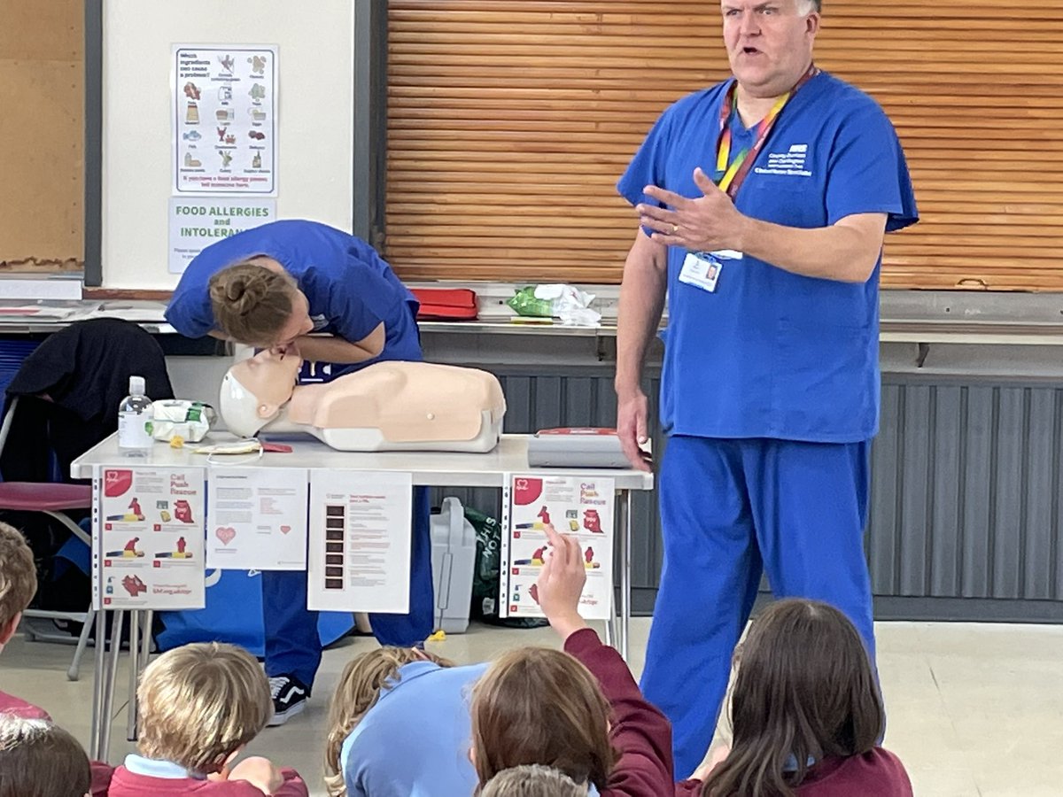 tracystorey01's tweet photo. #RestartAHeartDay @CDDFTNHS fantastic day delivering life saving skills today for restartaheartday .. the children took it all in .. amazing https://t.co/WuKpU4RU4x