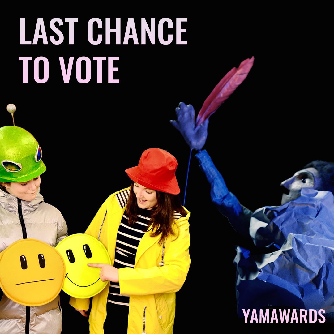 Voting closes at 6pm tonight for ETO's recent education projects at the Young Audiences Music Awards!✨

Registration is free and only takes a minute - vote for How to Find Your Name (Best Opera) and The Firebird (Best Digital Production) today: 
yamawards.org