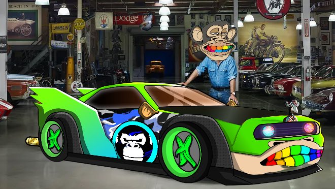 AdmirableNews's tweet photo. NFT Collectors Can now Mint Apemobiles Car NFTs for Free! 

👉https://t.co/oYfy2Xedhs Free Minting

Was .01 ETH! Now Free limited time! 

#nftcollectors #nftcollector #nft #nfts #apemobiles #eth #opensea #openseanft #nftcollection https://t.co/nYI1lpISyp