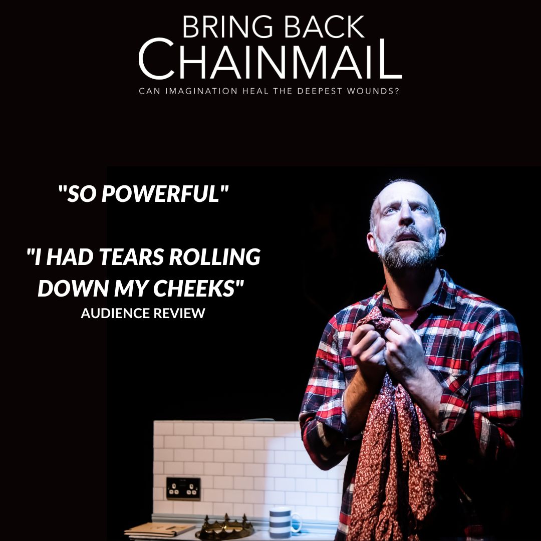 FITTheatre's tweet photo. Hear ye Ely 🔔
#BringBackChainmail comes to you this THURSDAY!

Visit @themaltingsely to join Sir James, Bard &amp; Dave for a fun, immersive adventure with a heartwarming story about loss, love &amp; the healing power of imagination ⚔️

🕖 7pm Thurs 20 Oct 🎟️ £12
https://t.co/pAq5gxTTmI https://t.co/DAVnaefxy6