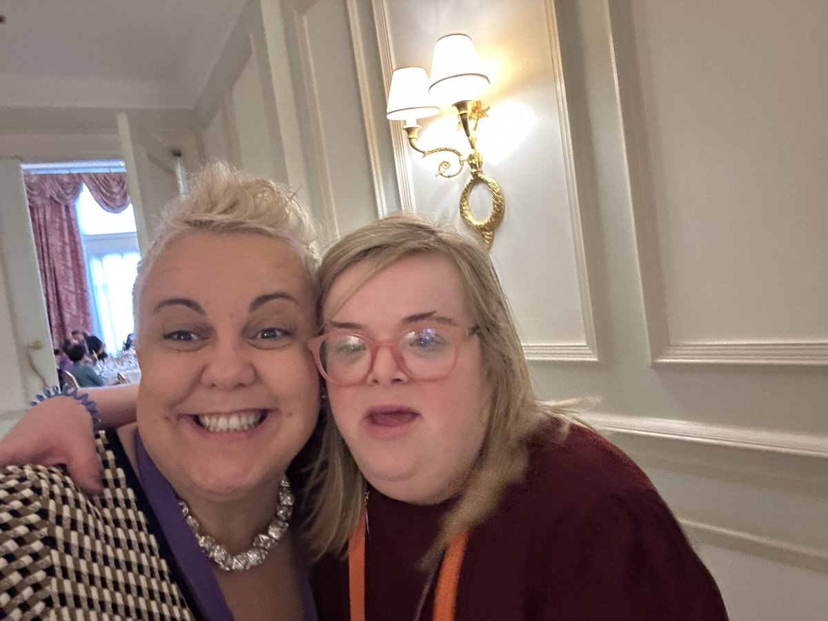 @HeidiCrowter95 lovely to meet you at #DisabilityPower100 🥰