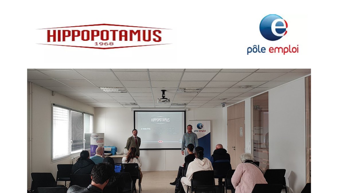 Ce jour @poleemploi_HDF Amiens organise le recrutement via la MRS, 15 serveurs et 15 commis de cuisine pour le restaurant #hippopotamus avec Mr Achille Campion et Mr Bruno Falduto de Resthô Formation.
<a href="/Prefet80/">Préfet de la Somme</a> <a href="/FanyRuin/">Fany Ruin Pro</a> <a href="/AmiensMetropole/">Amiens Métropole - Ville d’Amiens</a> <a href="/SHaussoulier/">Stéphane Haussoulier</a>