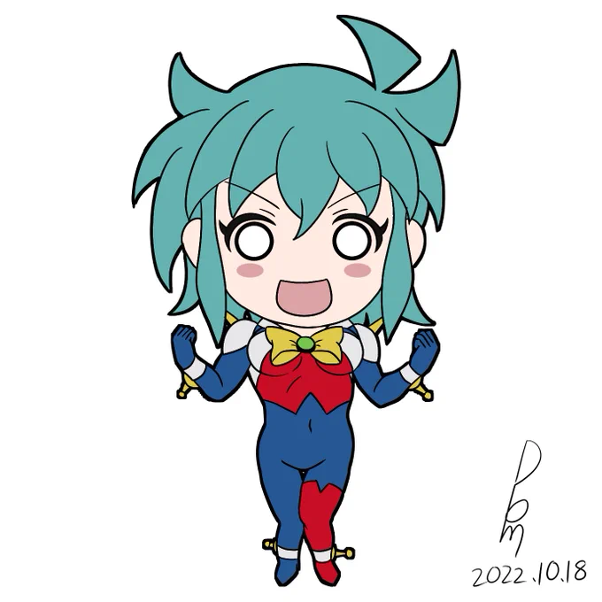 寝る前にアレンビーちゃんのらくがき完成おやすみなさーい 