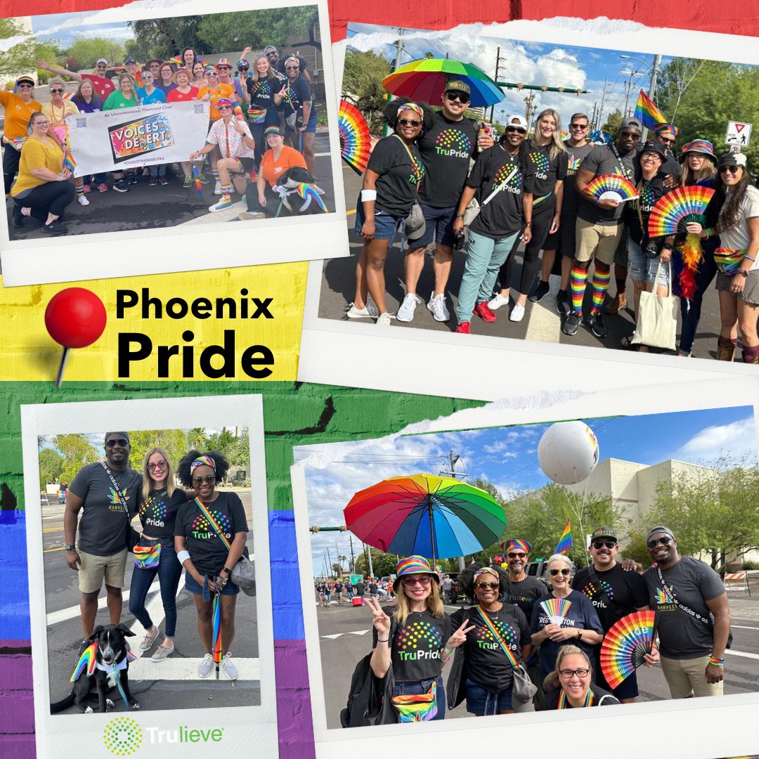 Trulieve's tweet photo. 🏳️‍🌈Saturday was a day full of love! Trulieve celebrated pride at Orlando, Florida's Come Out With Pride Festival &amp; Phonenix, Arizona's Pride Parade! Check out some of the colorful memories we made surrounded by love!💚 #Trulieve #OrlandoPride #PhoenixPride #BeTruToYou #Pride2022 https://t.co/0FxdZAc1OR