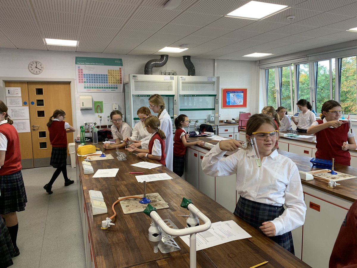 QAS_STEM's tweet photo. #QASL4 have been continuing their chemistry lessons with learning to use a Bunsen burner. U6 #QASChemistry have been helping Mrs Morris assess them for their ‘Licence’. https://t.co/lFArGHefja
