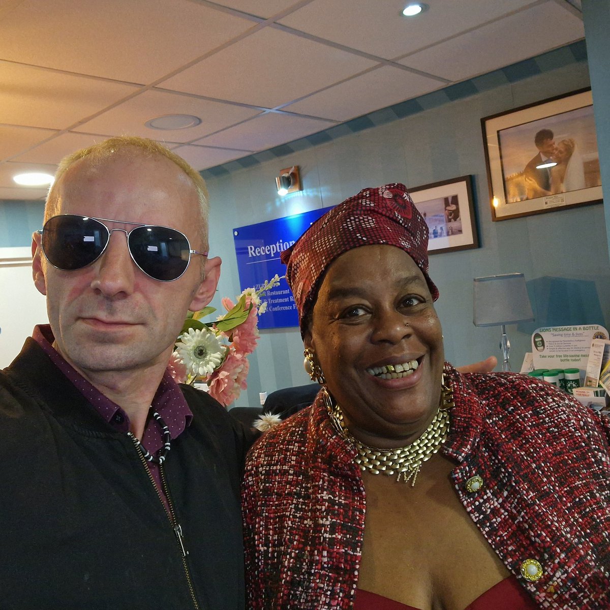 Me and my friend TV Star from Gogglebox Sandra martin