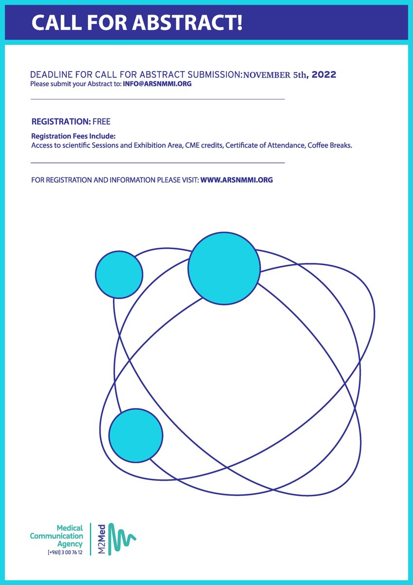 ARSNM5's tweet photo. Thank you @IAEANA, #WFNMB, #AOFNMB #LSNM, @canmacmn, @CNRSL, and @AUB_Lebanon for your collaboration.
For more info, please visit https://t.co/4tIaohnj1x. We hope to see you there!
#ARSNM #theranostics #molecularimaging #nuclearmedicine https://t.co/9qEAHiM3yY