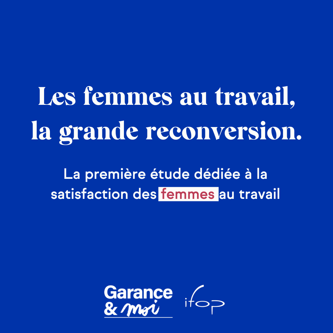 Seulement 24% des femmes se disent pleinement satisfaites de leur situation pro. 
Et 57% d’entre elles rêvent de #reconversion.
 
Résultats de l'étude menée par l’<a href="/IfopOpinion/">Ifop Opinion</a> et <a href="/GaranceEtMoi/">Garance&Moi</a>. A lire et partager en masse pour faire bouger les lignes !⁣👉 urlz.fr/jw6y