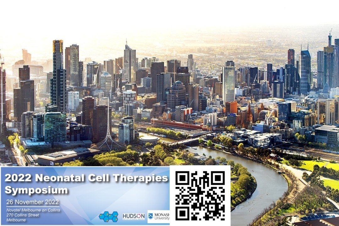 Join us for the Inaugural Neonatal Cell Therapies Symposium on 26th November 2022. 🎙Great speakers 👥️️ In-person attendance or Online recording option 🏆 Abstracts & Prizes 🔍 More Information & Registration: cvent.me/zo71y1 #neoTwitter @EBNEO @ESPR_EBN