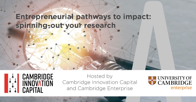 cic_vc's tweet photo. Very much looking forward to hosting this event with @UCamEnterprise tomorrow. Fantastic speakers on the line up including Nobel Laureate Sir Greg Winter and founder stories from @PharmEnable, @camgandevices and @kaliumhealth
#spinouts #Entrepreneurship