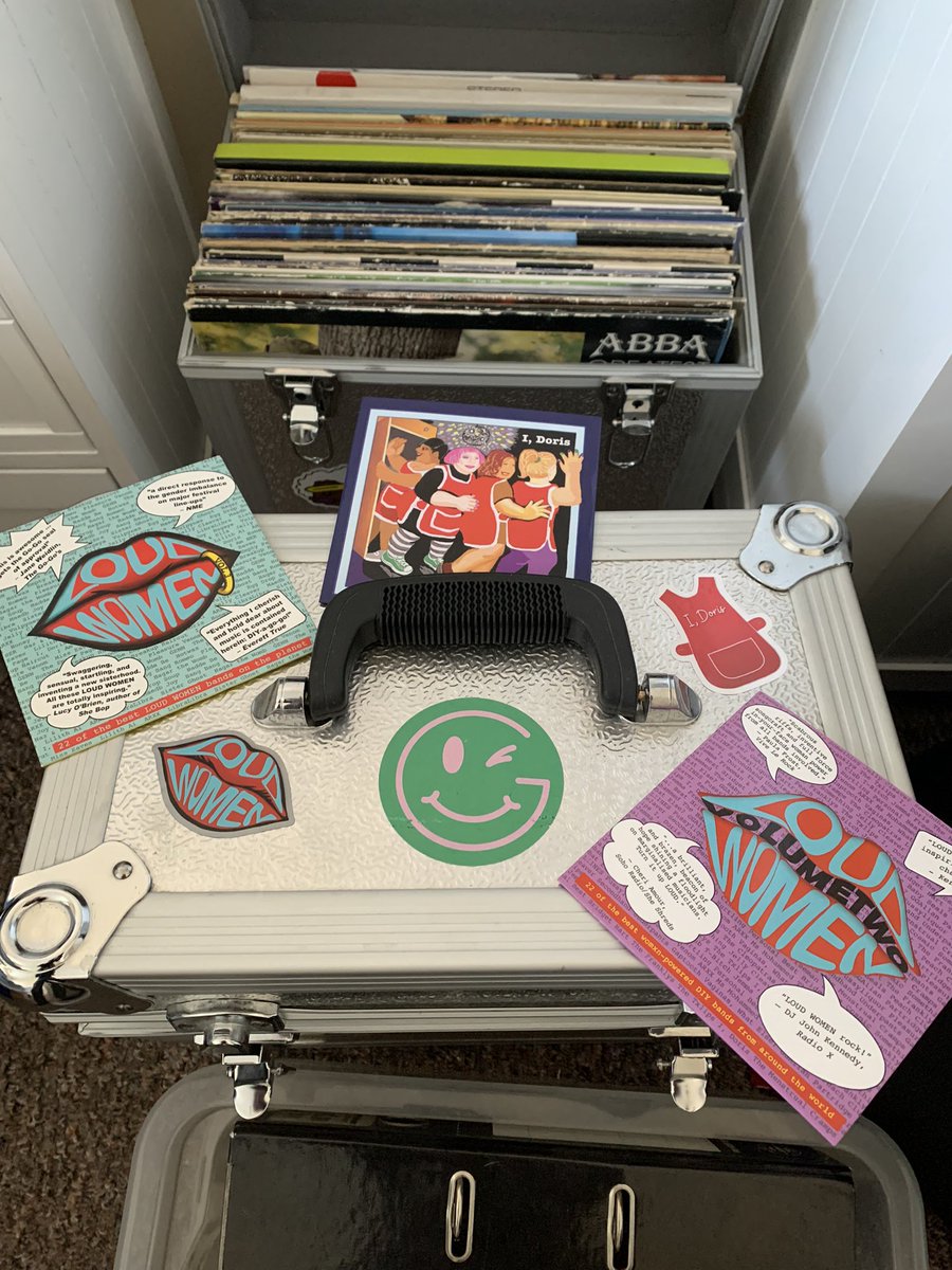 trialsoflife's tweet photo. @loudwomenclub @idorisband thank you for the delivery of CDs and the extra freebie stickers. They’ve taken pride of place. https://t.co/lLZ3ZlluKP