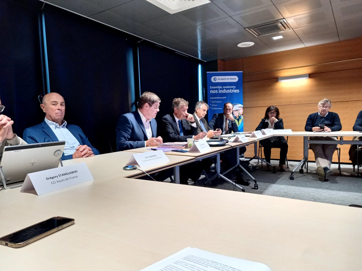 Laurent Rigaud (@rigaud_laurent) on Twitter photo Nouveau point de situation énergie & économie aux côtés de <a href="/PhHourdain/">Philippe Hourdain</a> Pst <a href="/CCI_hdf/">CCI Hauts-de-France</a> , <a href="/xavierbertrand/">Xavier Bertrand</a> Pst Région <a href="/hautsdefrance/">Région Hauts-de-France</a>, des services de l'Etat et du Pst du Tribunal de Commerce Eric Feldman
👉Agir ensemble, aider nos entreprises à passer le choc de cette nouvelle crise Nouveau point de situation énergie & économie aux côtés de <a href="/PhHourdain/">Philippe Hourdain</a> Pst <a href="/CCI_hdf/">CCI Hauts-de-France</a> , <a href="/xavierbertrand/">Xavier Bertrand</a> Pst Région <a href="/hautsdefrance/">Région Hauts-de-France</a>, des services de l'Etat et du Pst du Tribunal de Commerce Eric Feldman
👉Agir ensemble, aider nos entreprises à passer le choc de cette nouvelle crise