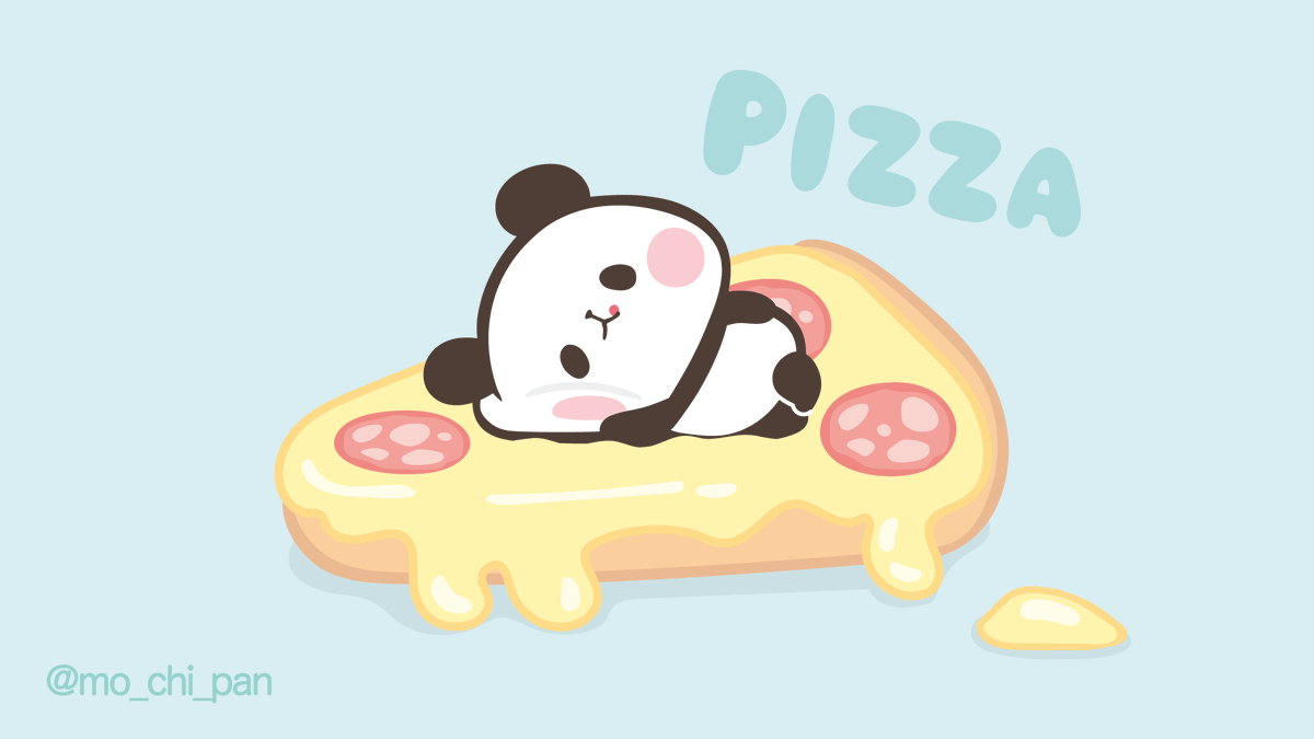 🐼🍕 #もちもちぱんだ #もちぱん