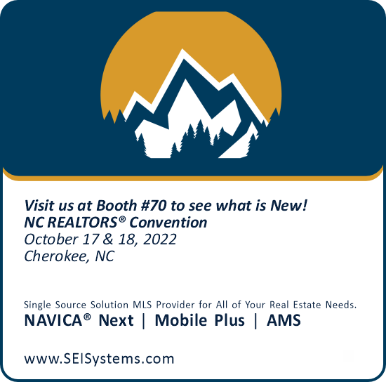 Come visit us at Booth #70, NC REALTORS® Annual Convention and Expo. Take a look at our newest product release!
Looking forward to seeing you soon in Cherokee!
#ncrealtors #SEIsystems #NavicaMLS #StreamlineAMS #TradeShow