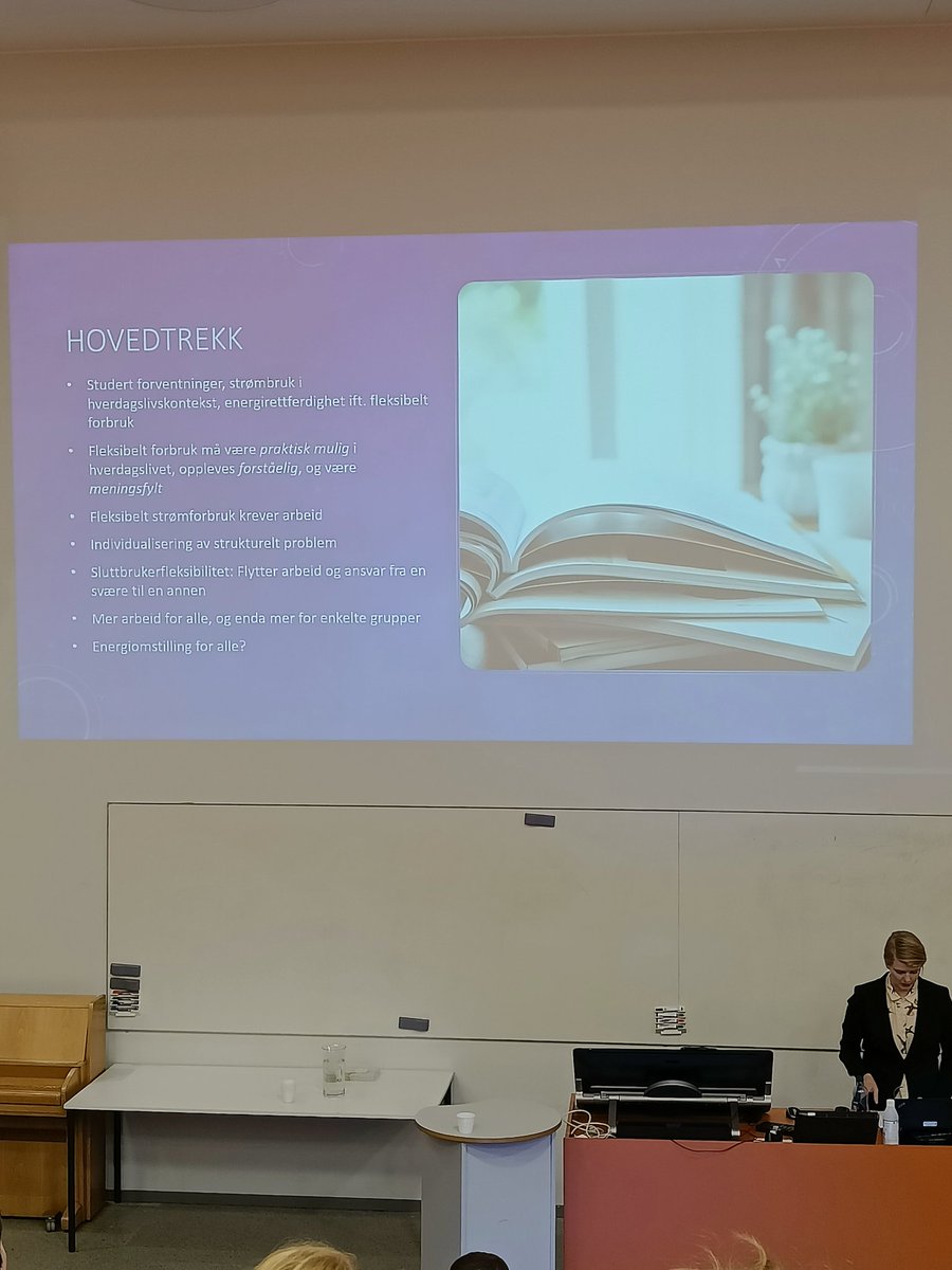ZaneDatava's tweet photo. Exciting discussions today, as my co - PhD student Ingvild Firman Fjellså is defending her thesis "Just Flexibility? The Envisioned Role of End Users in Future Electricity Systems" #electricfutures #sts #electricitysystems #flexibility #energyjustice #justfutures #ntnu #cineldi https://t.co/x8Bq0HIwNH