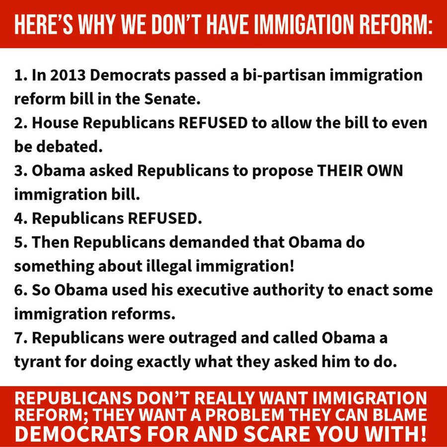 @GOPChairwoman we tried to fix the border situation; YOU stopped us