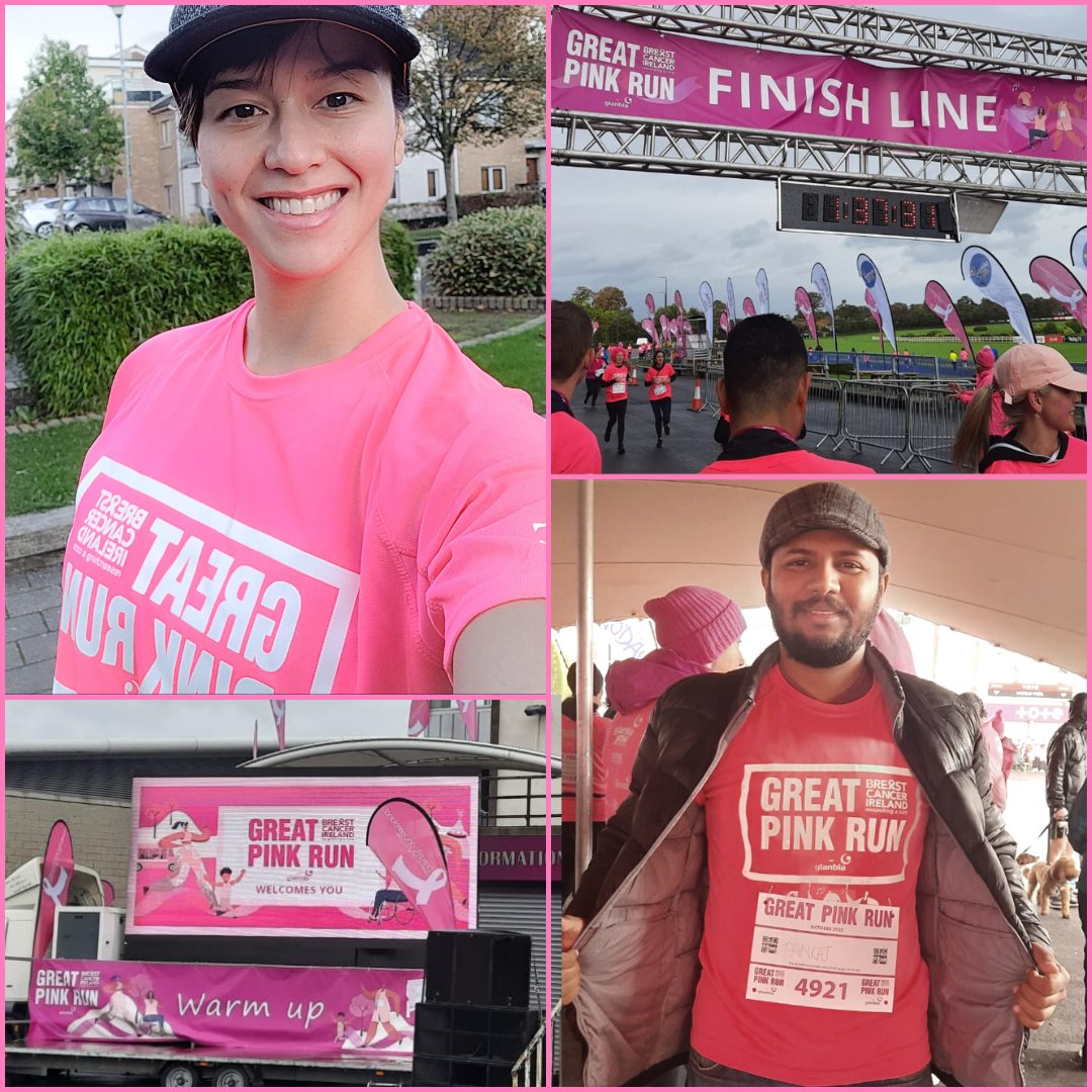 Well done to our colleagues who have been participating in the Great Pink Run over the past week, a charity event organised by <a href="/BreastCancerIre/">BreastCancerIreland</a> to raise funds for breast cancer research.

Thanks for promoting this wonderful cause – your time &amp; generosity makes a massive impact!