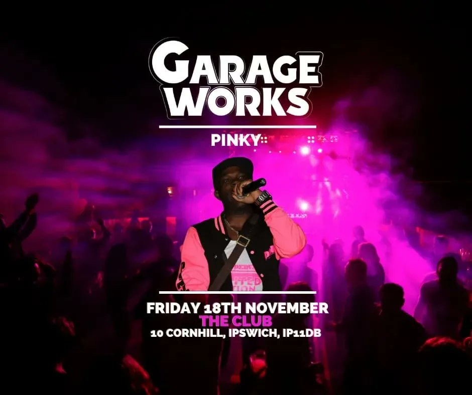 Pinky_Pinkos's tweet photo. The team link up next month at #GarageWorks X #TheClubIpswich Saved the date 📅 Tickets 🎟 are stil available.......... #Selectagarage 🎤🎧

Link: 👇🏿👇🏿
https://t.co/IOXUyg7MhP https://t.co/aIU0jq2QBf