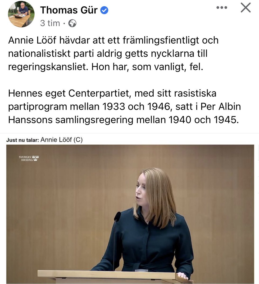 miafalksweden's tweet photo. Hon har, som alltid, fel. https://t.co/SS1Y8CyyUG