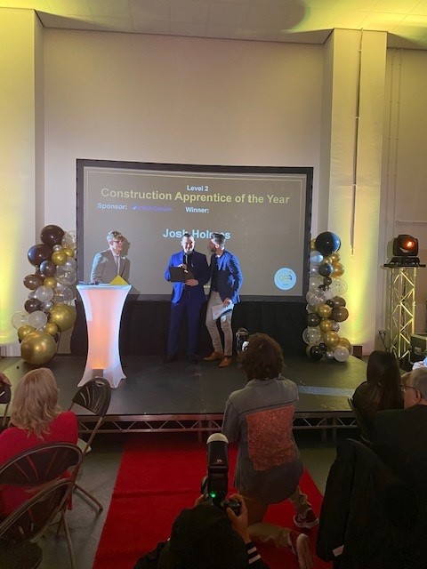 bethellgroup's tweet photo. Congratulations to Josh who received the Level 2 Apprentice of the Year Award at the Construction Apprenticeship Awards on Friday evening.
Recognition for all of your hard work and dedication.
Congratulations from everyone at Bethell.
#lifeatbethell #apprenticeoftheyear https://t.co/cmzqePB1Ev