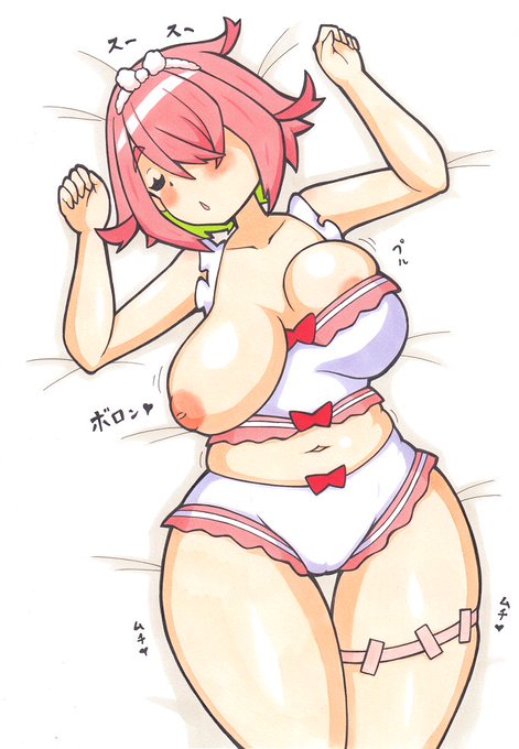 頂いたお題から、adtmmさんのエッチ絵です
パジャマ衣装です、時期的にはもうお布団無いと寒いですね・・・ 