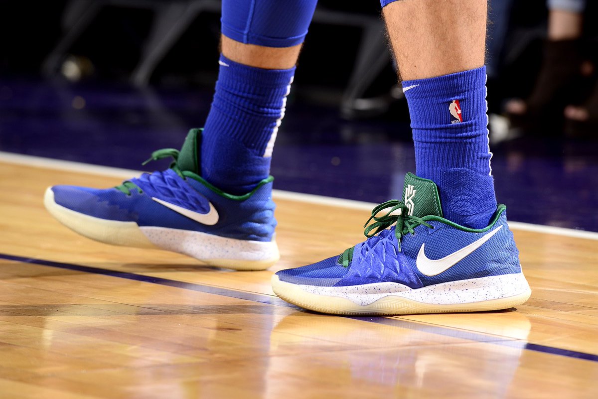 Four years ago today in Phoenix, the #3 pick in the 2018 NBA Draft, Luka Dončić, made his NBA debut in a pair of NikeiD Kyrie 1 Low’s. In just two days, Dončić will return to Phoenix to begin his 5th season, only this time, as an MVP favorite and wearing his OWN signature shoe.