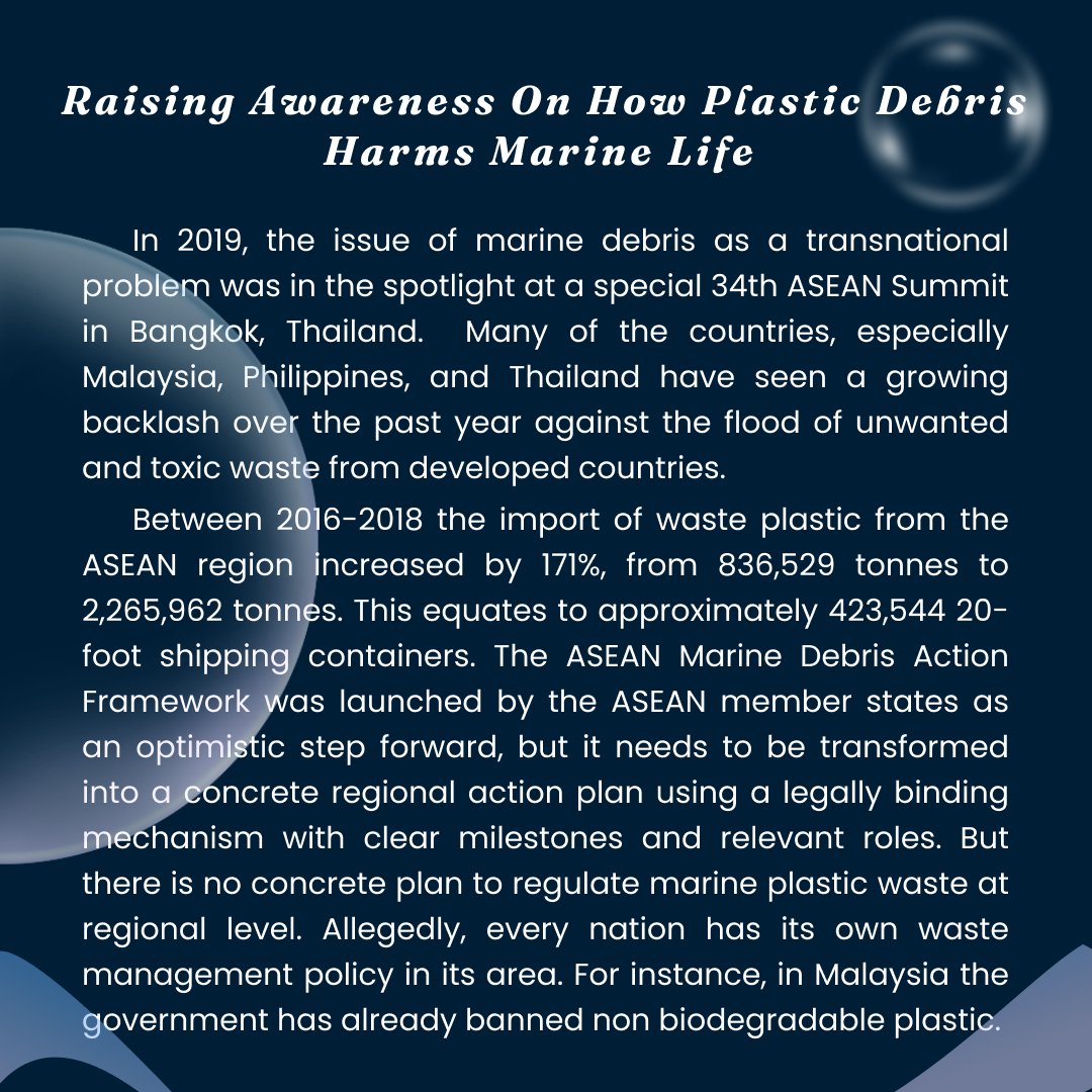 The_AYIC's tweet photo. Most of the earth's surface is covered by water, at least the 70% part of it. These days, our oceans are damaged, and many things done by humans. With the 14th SDGs, every member of each country should know that our water needs a nature conservation.

#AYIC2022
#SDGs14 https://t.co/hg3TADO0PR