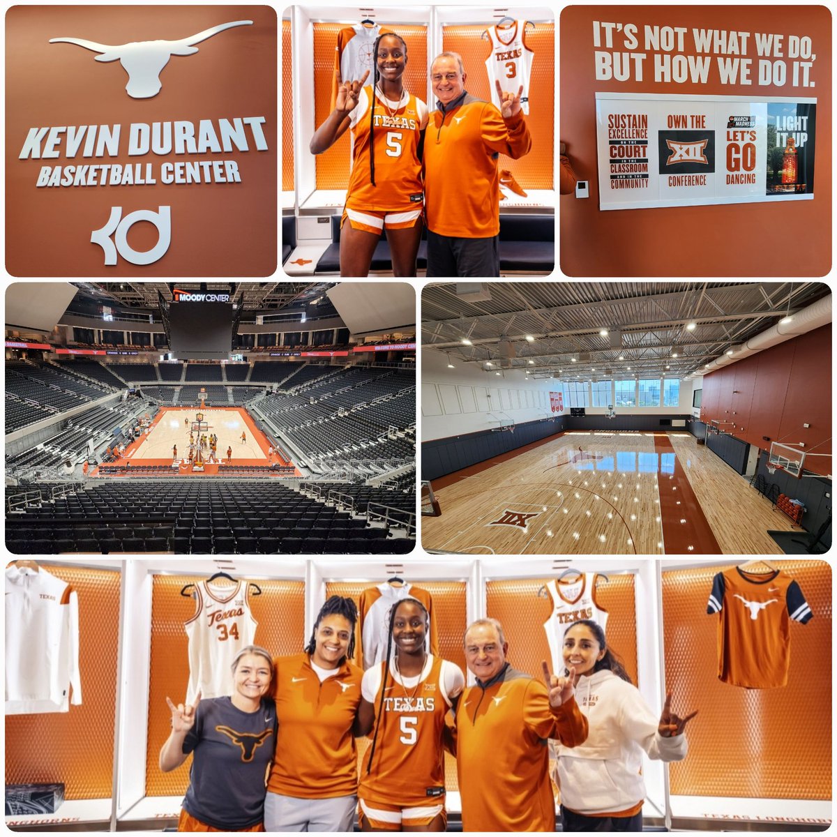 JoyceEdwards24's tweet photo. Thank you @CoachVic_UT, @Lovato22, @Blair_Schaefer, @Wisdom_14 and the  @TexasWBB team and staff for everything. What starts here changes the world! #TexasFight 🧡🤍  #HookEm 🤟🏾 https://t.co/hSB5ohAzDp